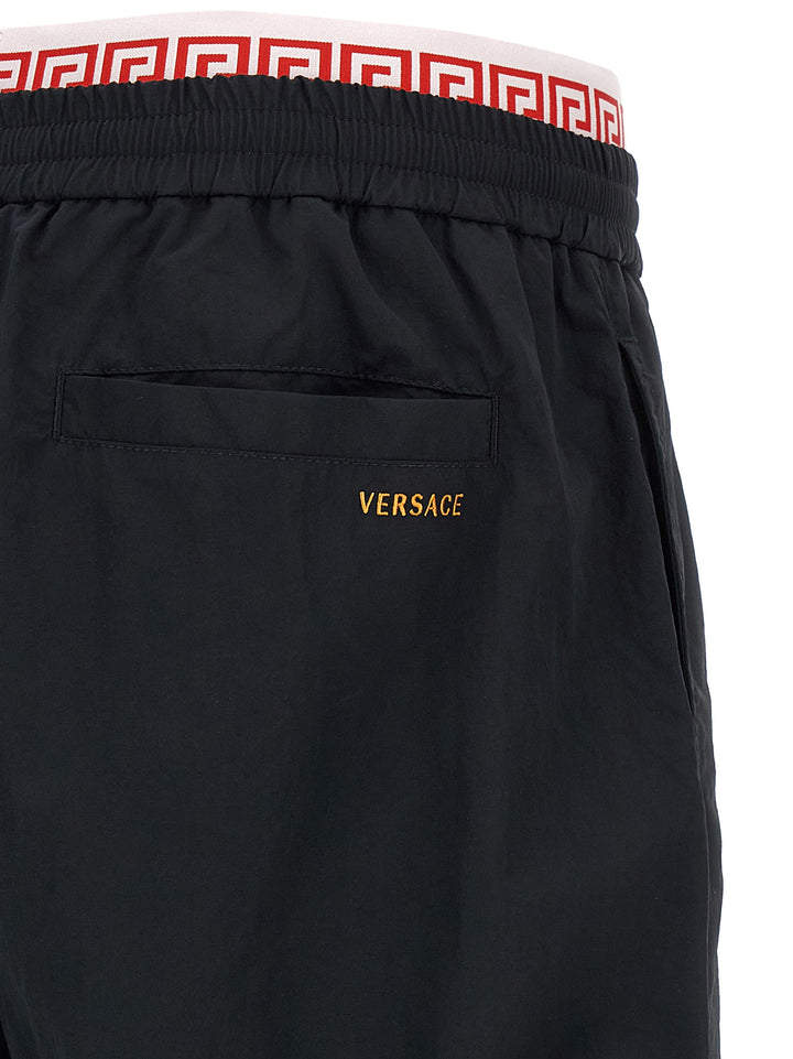 Versace Greca Pantaloni - Nero | d9fd1d314826a7b724c170e92fcbc2be04fe9583