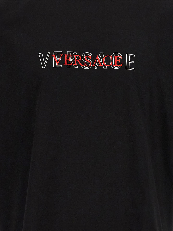 Versace Versace Logo T shirt - Nero | ab637fcc7092fcc68542a41d9c6c14f9a48ab14d