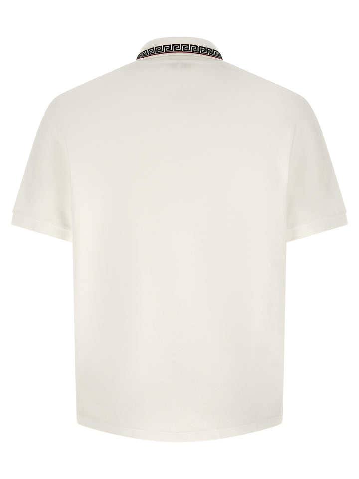 Versace Greca Polo - Bianco | 29851bb85260aecc86898dd457328c6dafcb2c7d