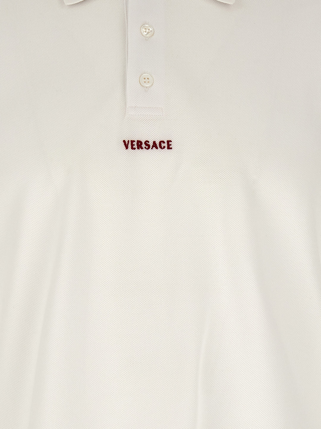 Versace Greca Polo - Bianco | 2c0ea76d3fbebbce0a24e5d942422a9c7503bc00