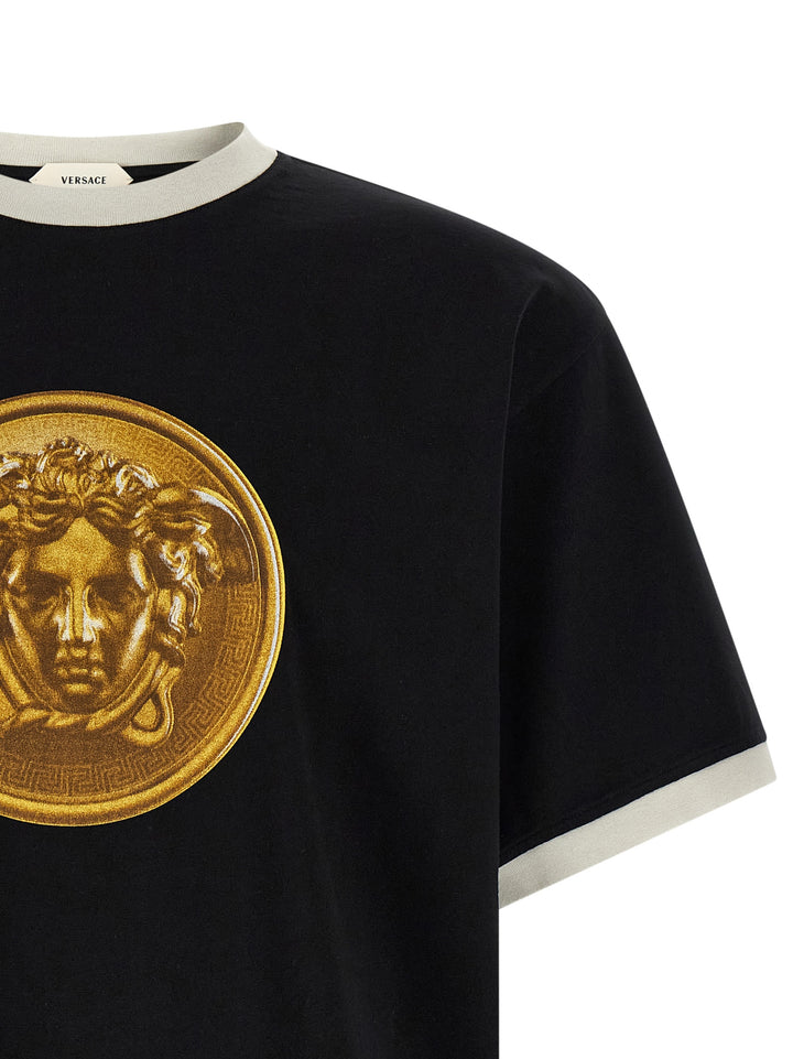 Versace Medusa Coin T shirt - Nero | 1d3a41e62dd288182904e2b39f92bc7097050e19