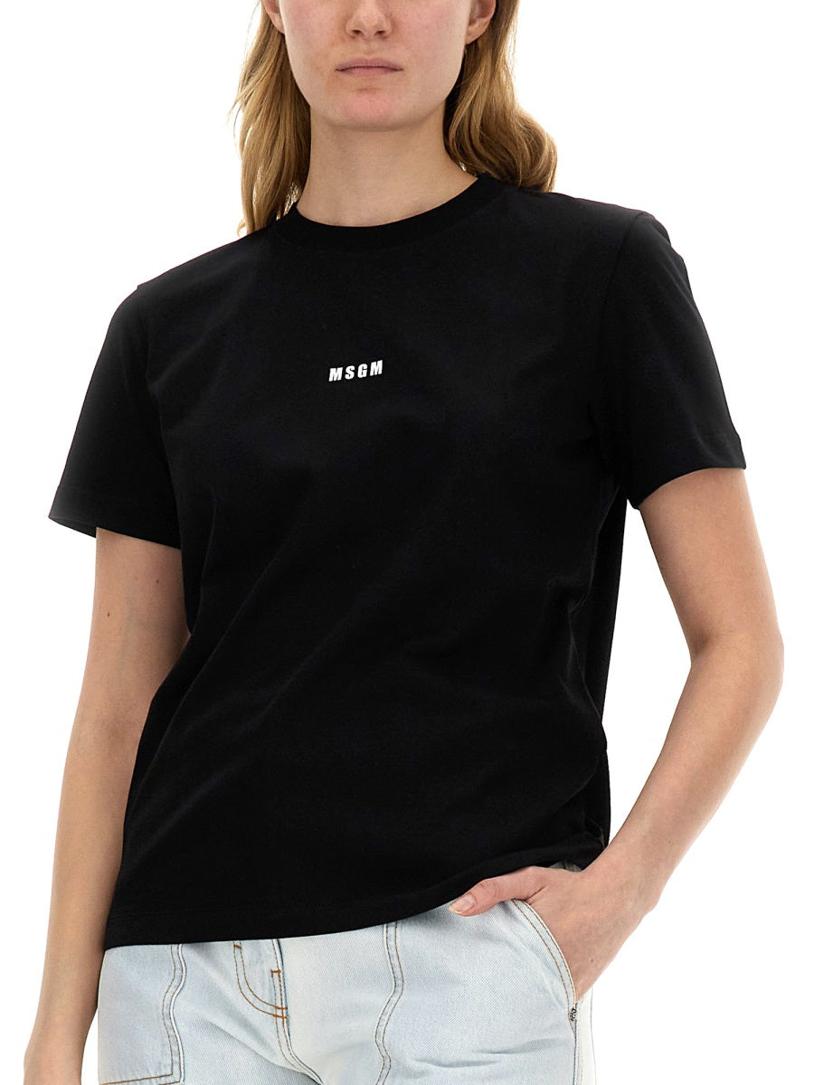 MSGM T shirt - Nero | Wanan Luxury