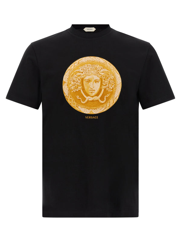 Medusa Coin T Shirt Nero