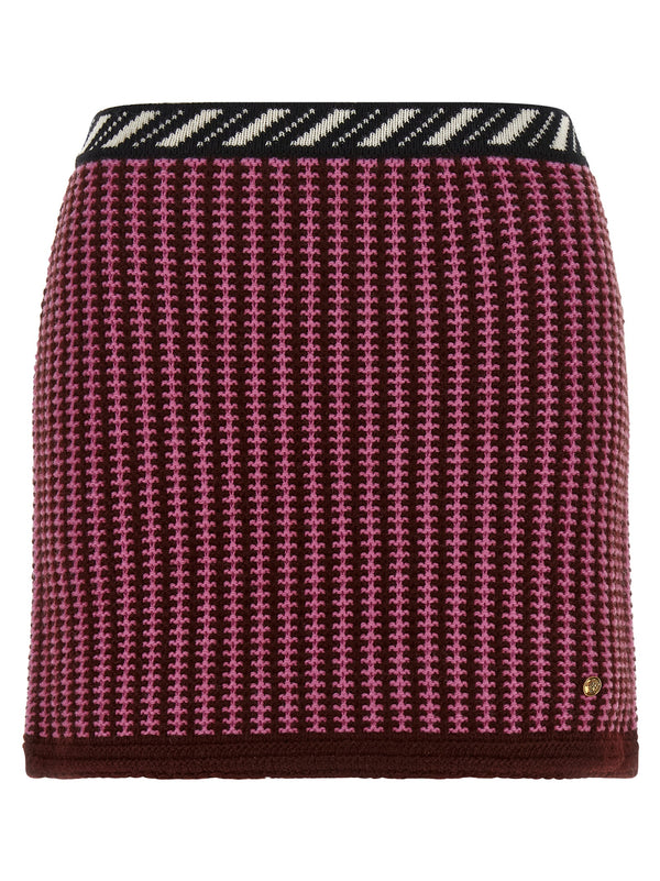 Crochet Knit Skirt Gonne Rosa