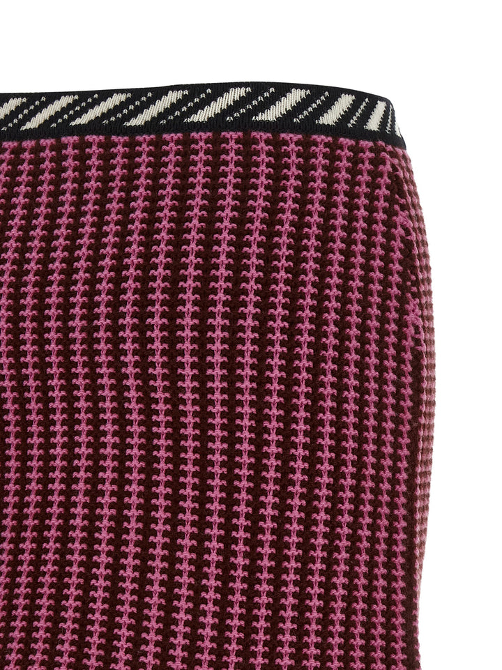 Versace Crochet Knit Skirt Gonne - Rosa | aa8a020e2c739fe2e6b3e88d55e8f4650e493abb