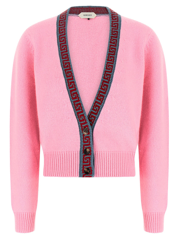 Wool And Cashmere Cardigan Maglioni Rosa