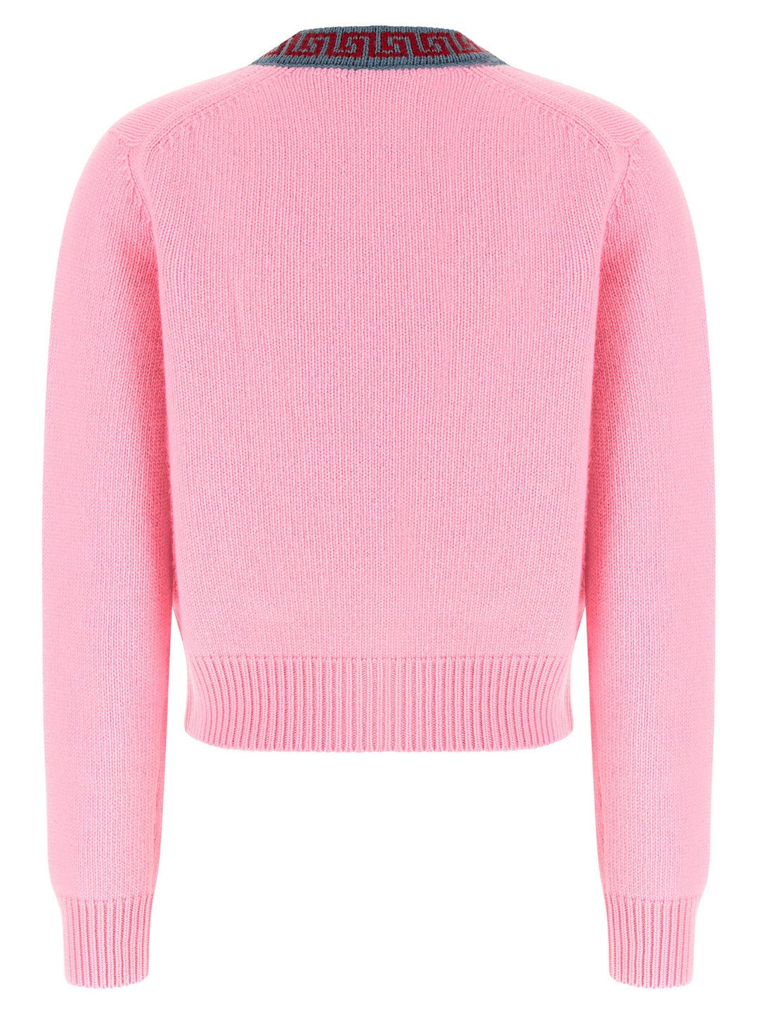 Versace Wool And Cashmere Cardigan Maglioni - Rosa | 06605b4a6cbd98c5b8f0c8c67d433ca8598975d5