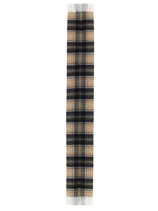Scarf With Check Pattern