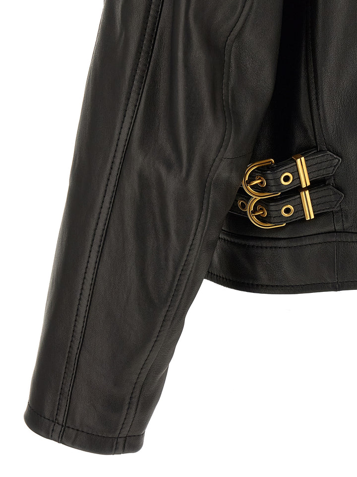 Versace Biker Jacket Puffer Jackets - Nero | d9d31e9e02ac5c6120c752f01150c91f9099cdcf