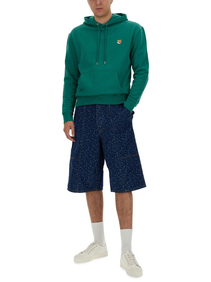 Maison Kitsuné Felpe - Verde | Wanan Luxury