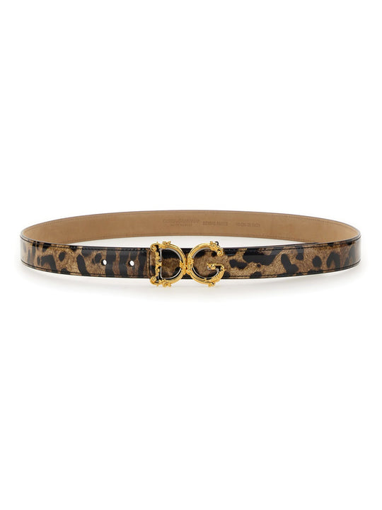 Leopard Print Belt