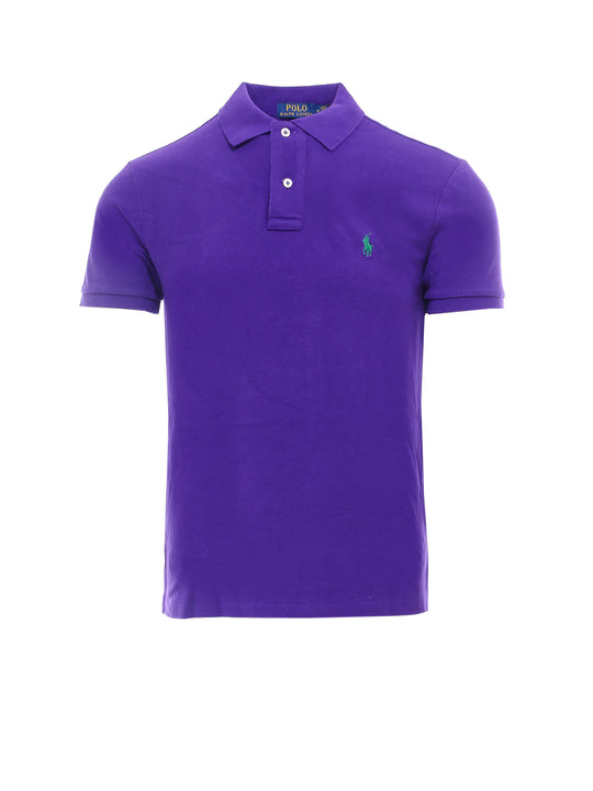 Cotton Polo Shirt With Embroidered Logo