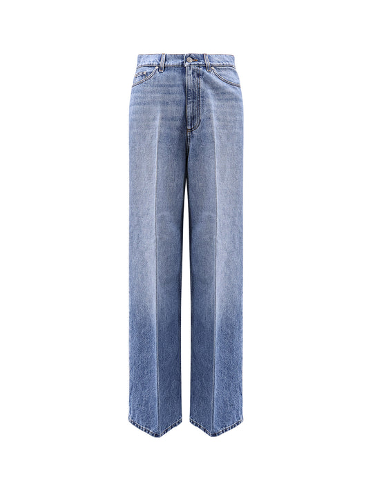 Vintage Blue Sustainable Cotton Jeans