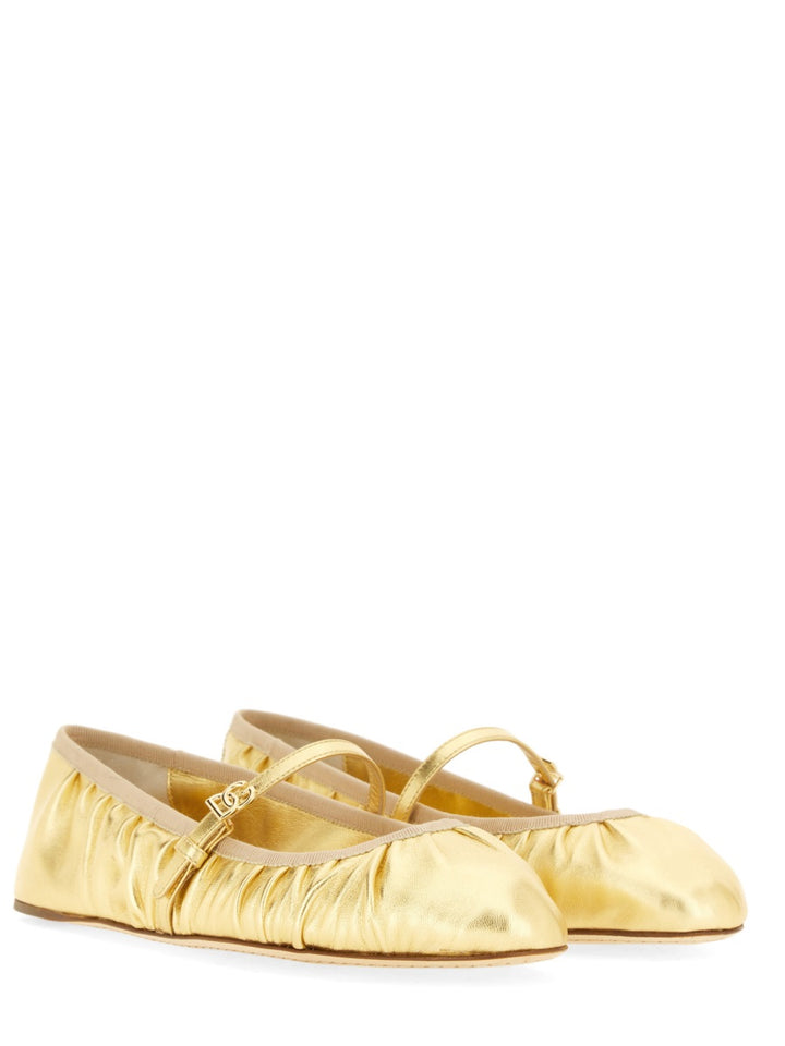Dolce & Gabbana Scarpe Basse - Oro | Wanan Luxury