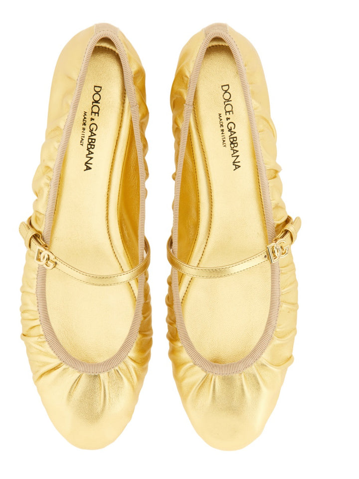 Dolce & Gabbana Scarpe Basse - Oro | Wanan Luxury
