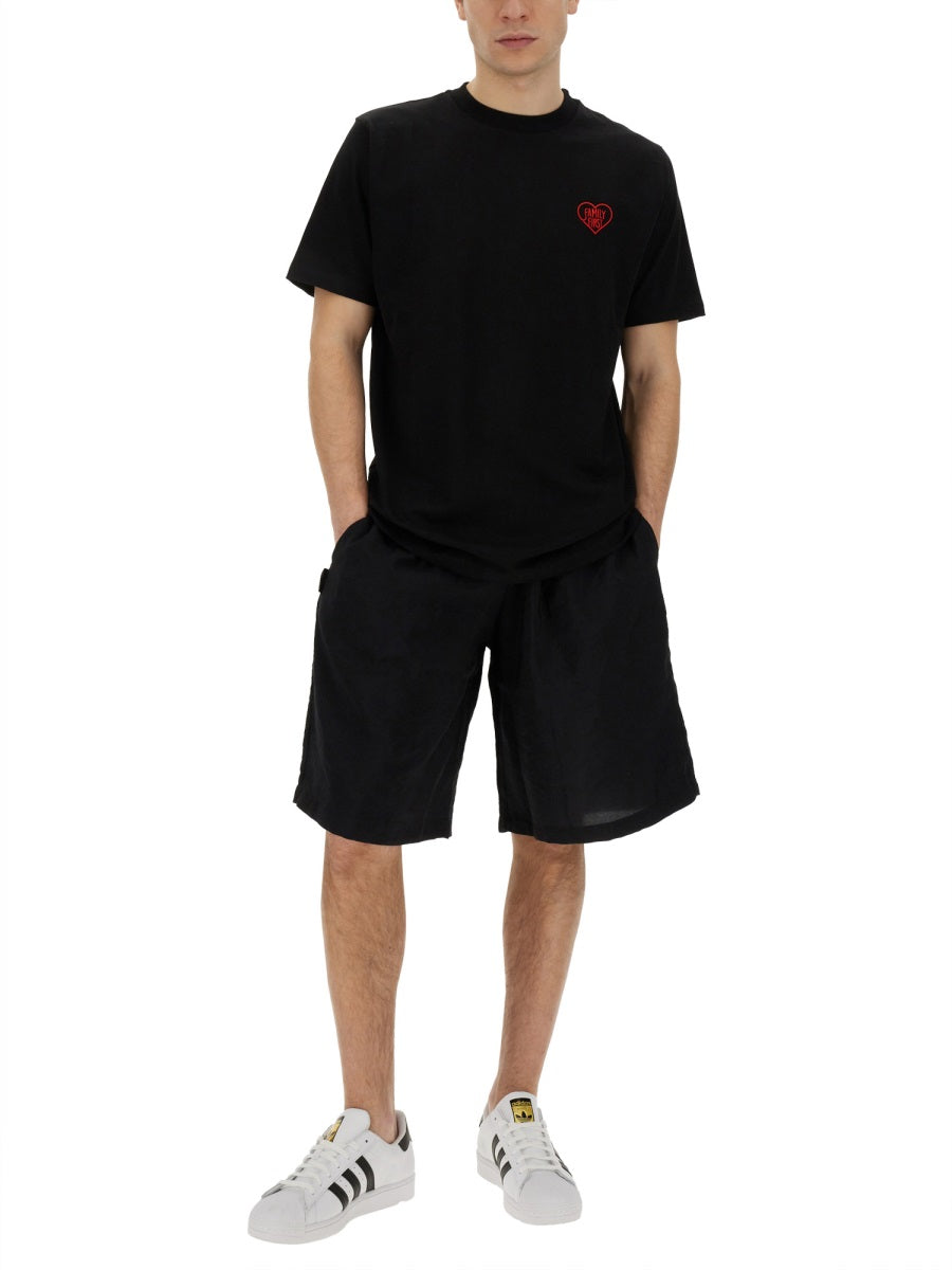 Family First T shirt - Nero | Wanan Luxury