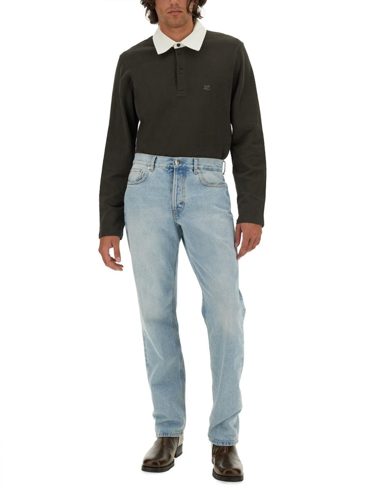 Courrèges Polo - Marrone | Wanan Luxury