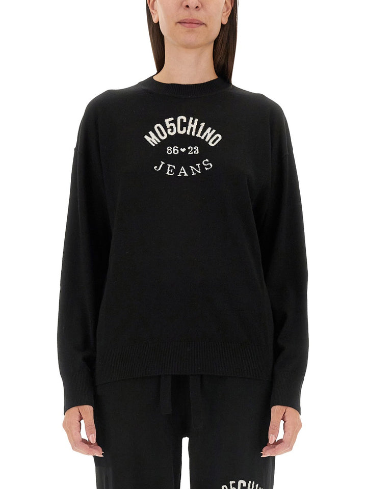 Moschino Jeans Maglioni - Black | f1ec21c21859f5978e630c8c0267fa1a15cfc30e