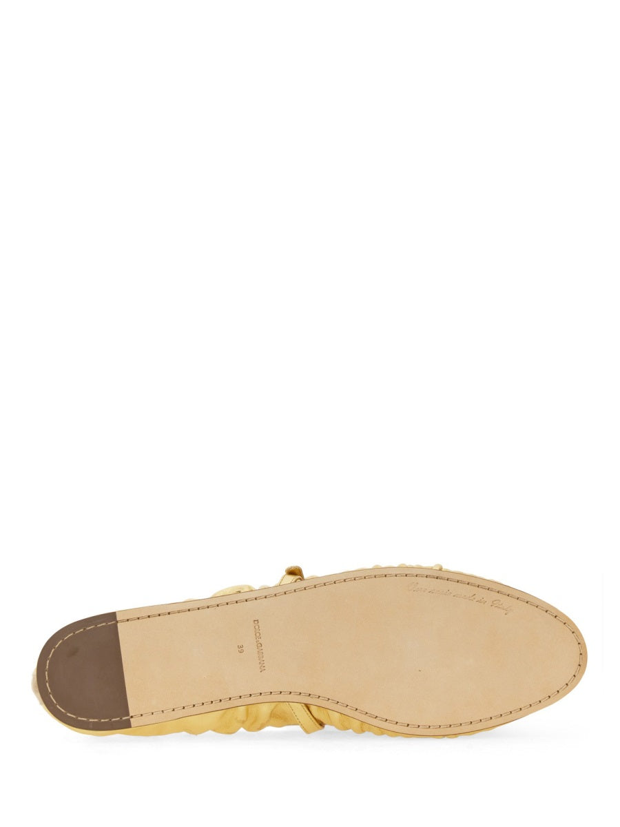 Dolce & Gabbana Scarpe Basse - Oro | Wanan Luxury