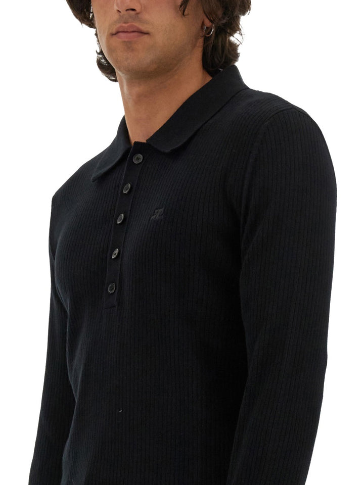 Courrèges Polo - Nero | Wanan Luxury