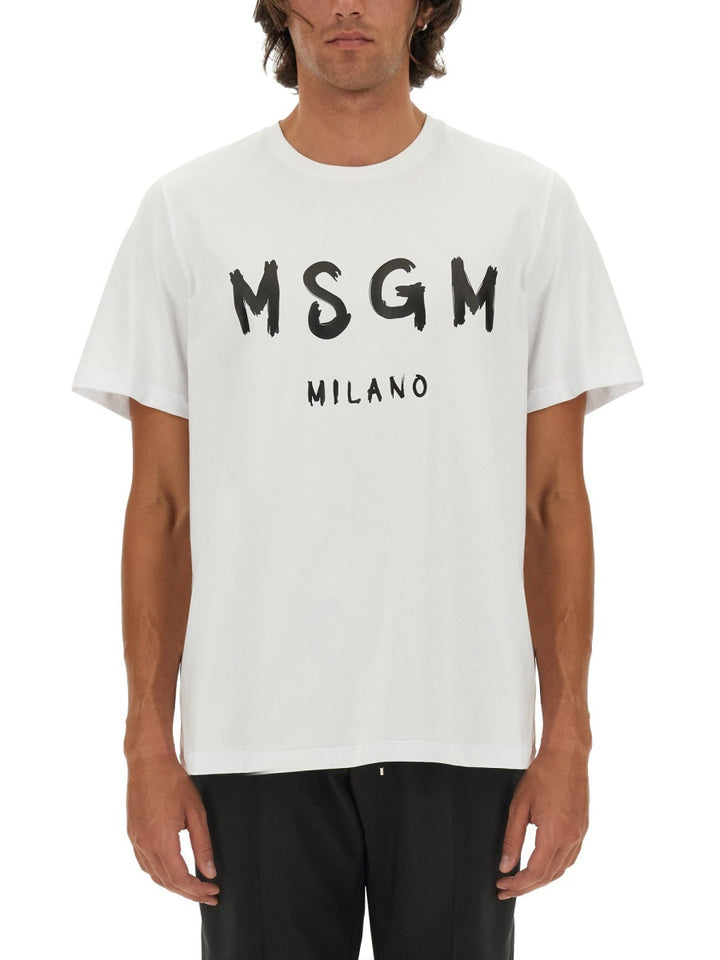 MSGM T shirt - Bianco | Wanan Luxury