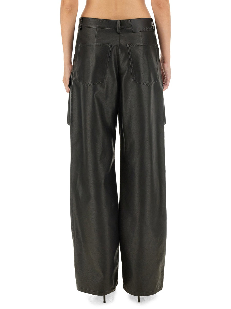 Msgm Pantaloni - Black | 493bcda2b0381dfaff05867fe1d08092c6fd88de
