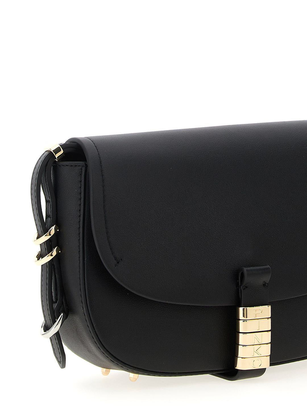 Pinko Saddle Mini Borse a Tracolla - Nero | c53ea6893df9041829d2c0a5f0ca83d87b68565c