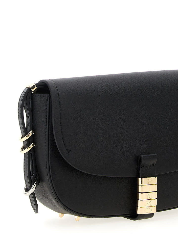 Pinko Saddle Mini Borse a Tracolla - Nero | c53ea6893df9041829d2c0a5f0ca83d87b68565c