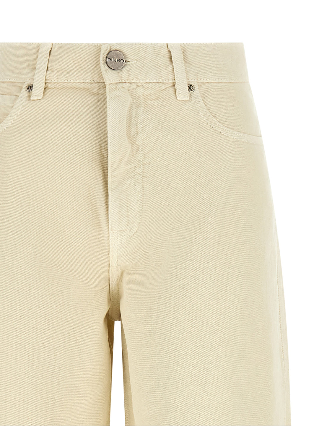 Pinko Love Birds Jeans - Beige | 6b5c6a5d0c6e3e96371619f90281bb9f5eadc142