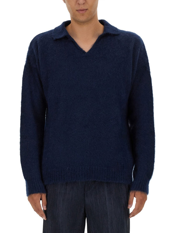 Knitted Polo.