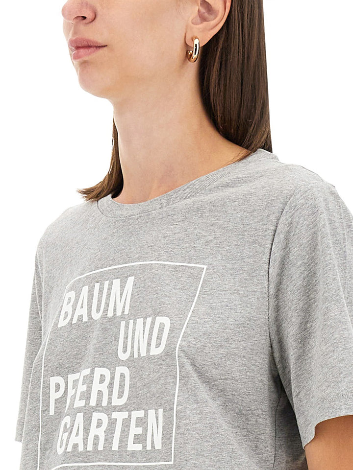 Baum Und Pferdgarten T shirt - Grigio | Wanan Luxury