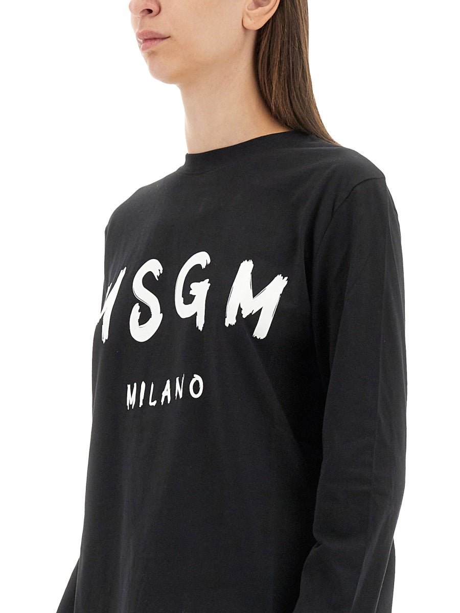 MSGM T shirt - Nero | Wanan Luxury