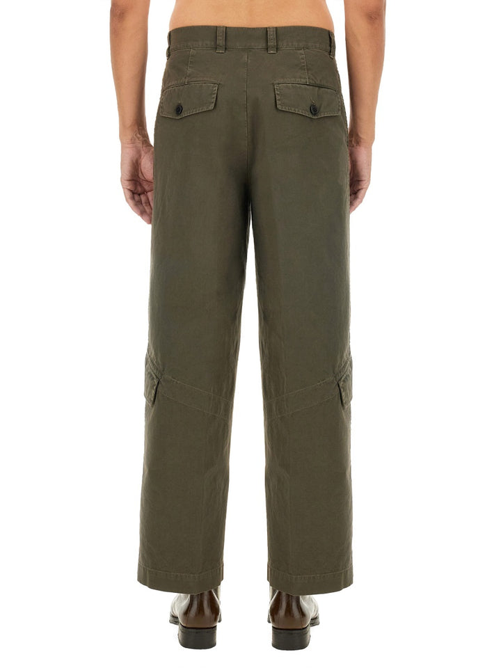 Dries Van Noten Pantaloni - Military Green | 763cc09d603b3c5cb8e1e218ca4e89f5586c4ae5