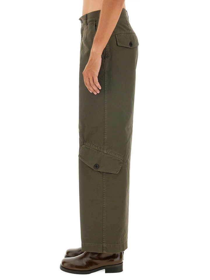 Dries Van Noten Pantaloni - Military Green | 52a10d7efa0aa45a896f14e38fb10d1ef0f73ab5