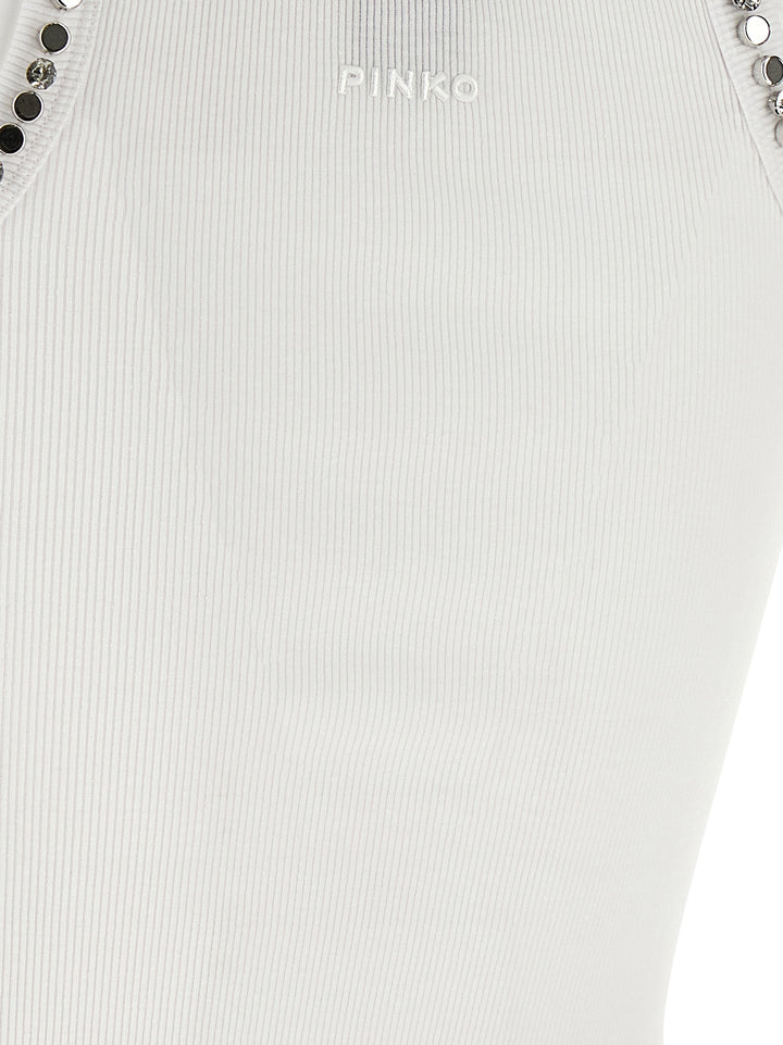 Pinko Coriandoli Top - Bianco | ccdb409e451531a4d420eb8c9c9caa3359029863