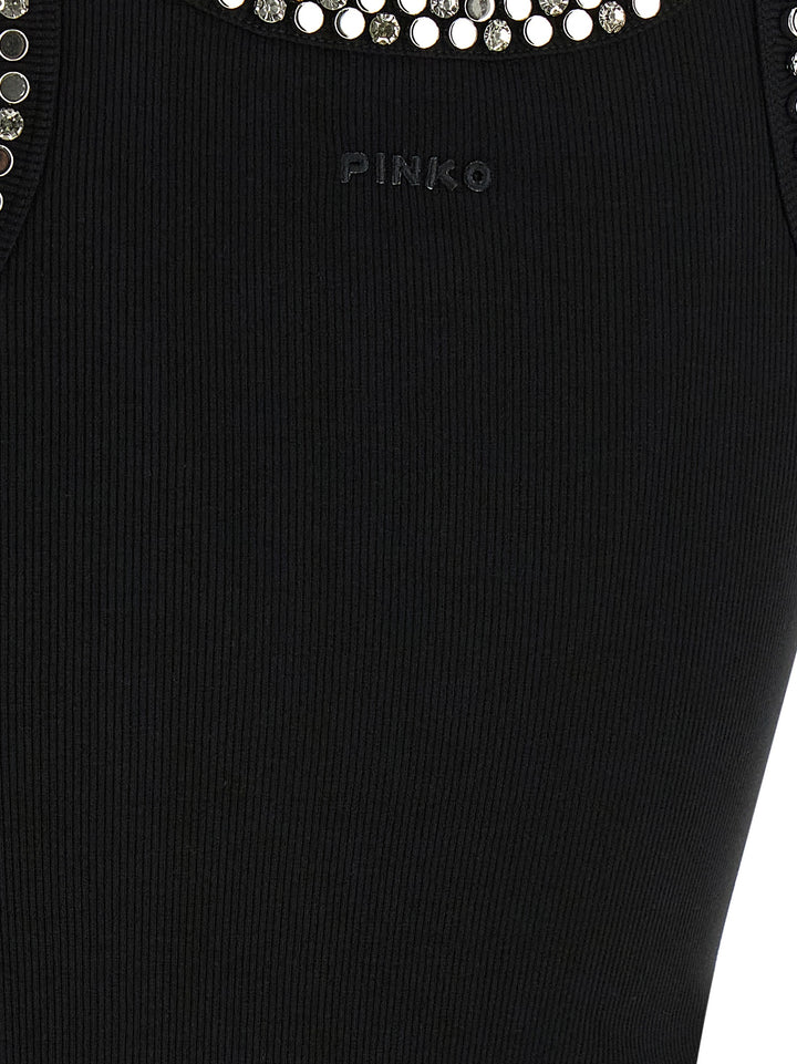 Pinko Coriandoli Top - Nero | 5060565c25184a94cf426a2c881cede18ba787d0