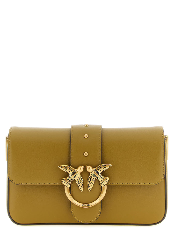 Pinko Mini Love Slouchy Borse a Spalla e Tracolla - Verde | 0cc43da3791c1aa616e3da05809429f097bb0ef0