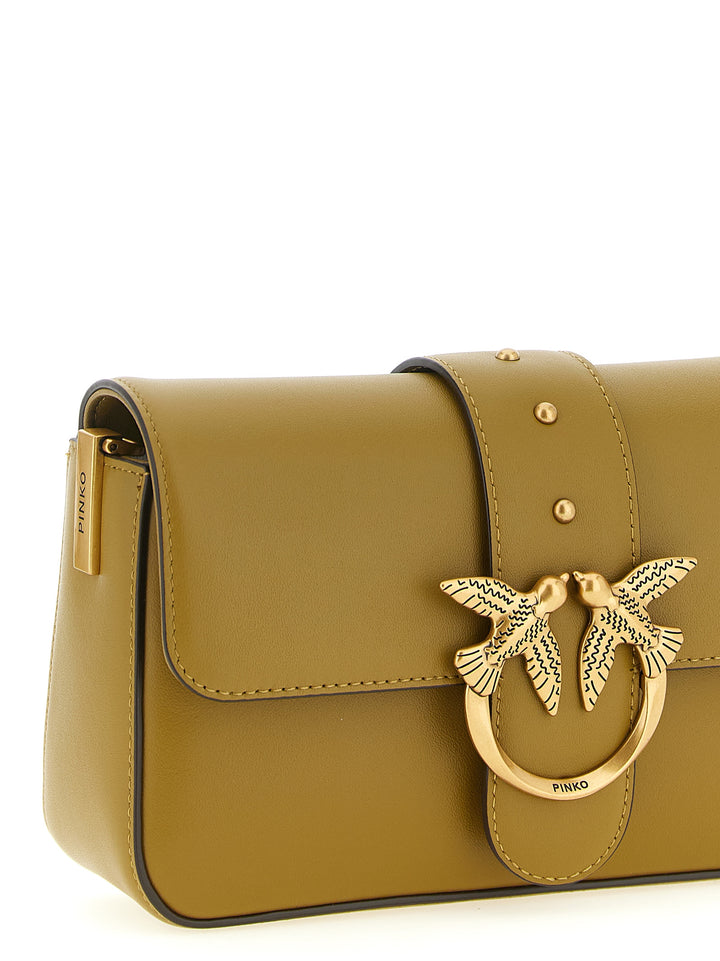 Pinko Mini Love Slouchy Borse a Spalla e Tracolla - Verde | 490fffa22f6e3fe4b9dd7f20855e32c40dcdeed1