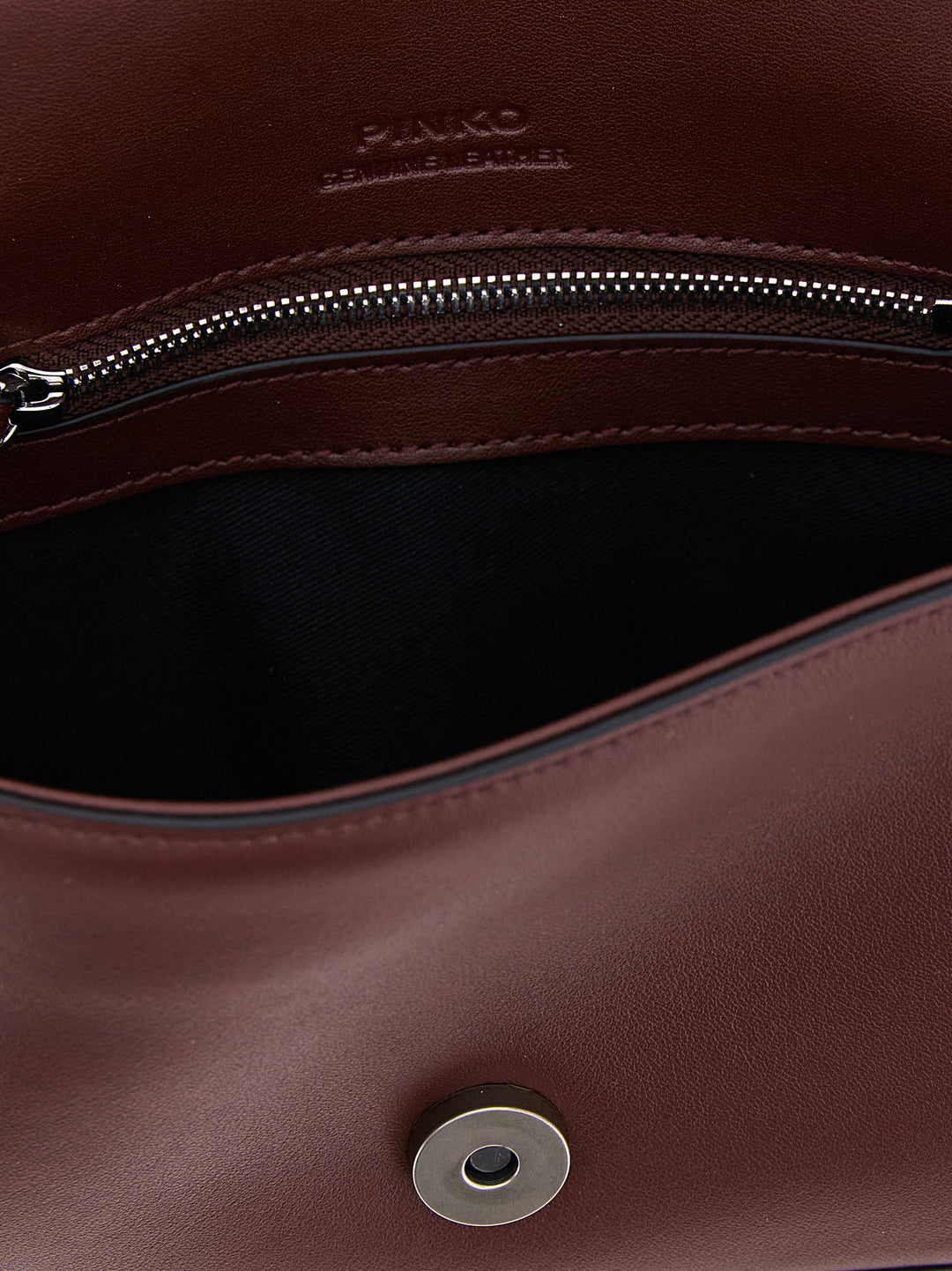 Pinko Mini Love Slouchy Borse a Spalla e Tracolla - Bordeaux | 28a57c145a7d9321e8023cc8b2d5a7120b4c30c4