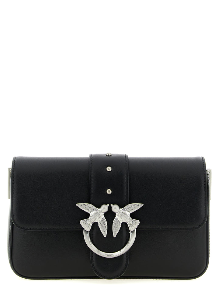 Pinko Mini Love Slouchy Borse a Spalla e Tracolla - Nero | 9c0802ae436559db5d639735457d6644f4e8ae58