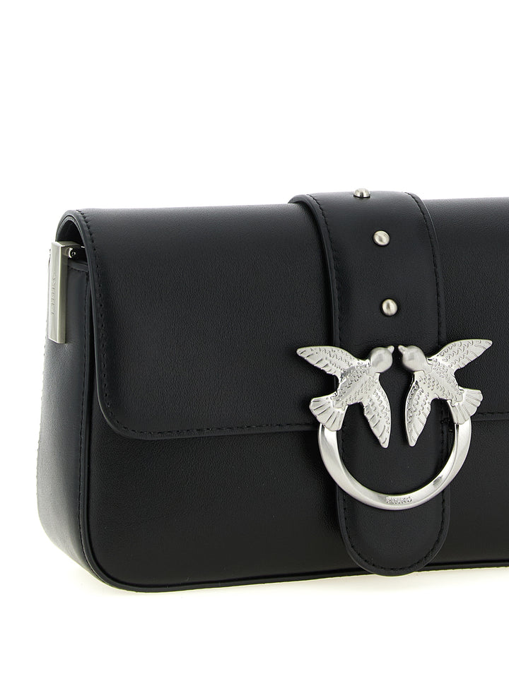 Pinko Mini Love Slouchy Borse a Spalla e Tracolla - Nero | 7546c168027ab339b4e3b4cca7f3a16195553d9c