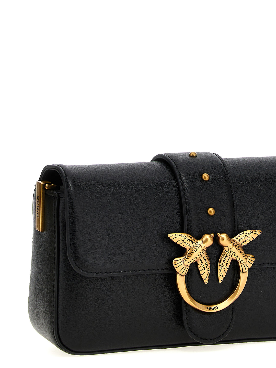 Pinko Mini Love Slouchy Borse a Spalla e Tracolla - Nero | fc91cee0ce8aeb75ccffdf8cbd944ac6b55caf10