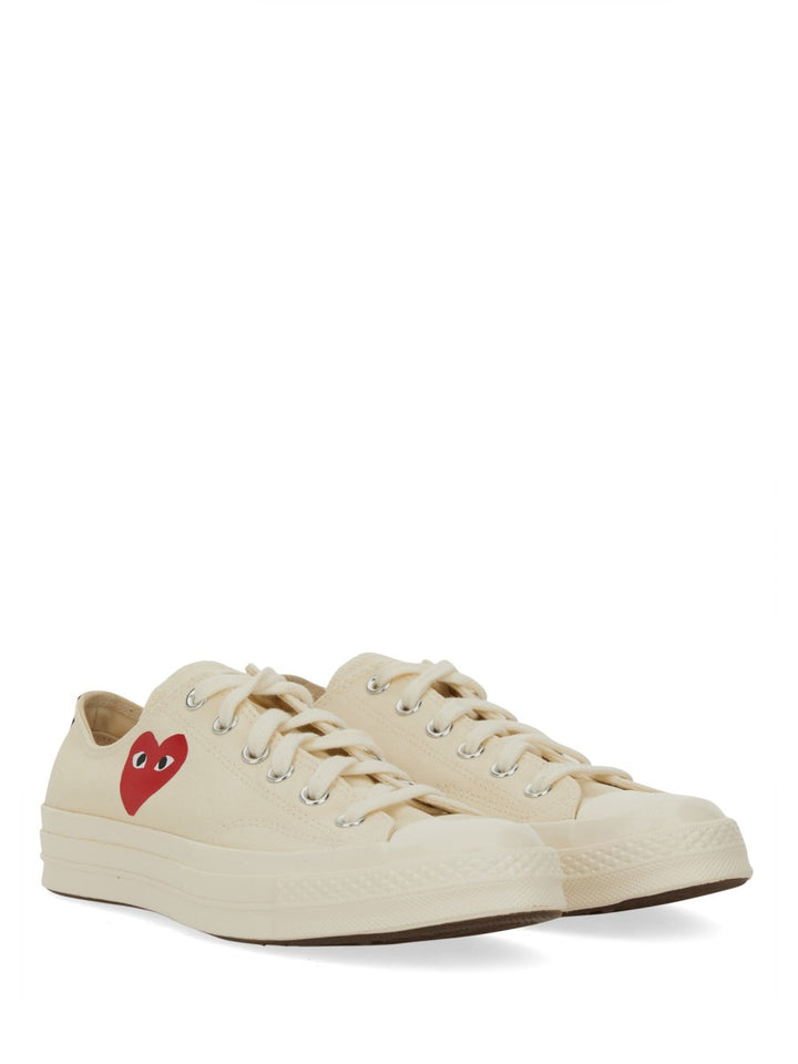 Comme Des Garçon Play x Converse Sneakers - Bianco | Wanan Luxury