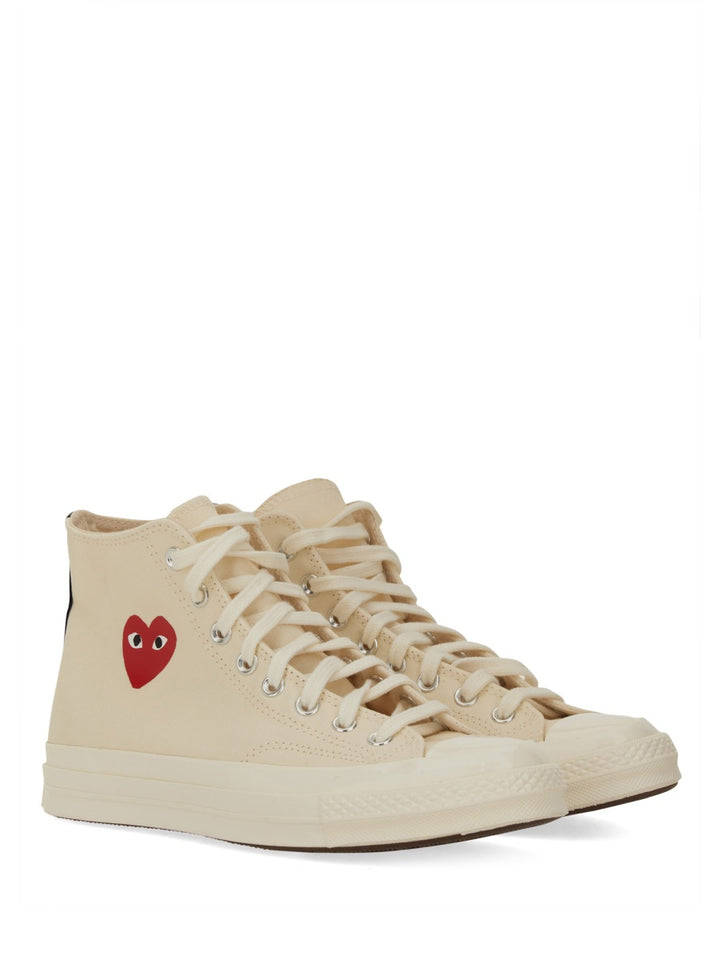 Comme Des Garçon Play x Converse Sneakers - Bianco | Wanan Luxury