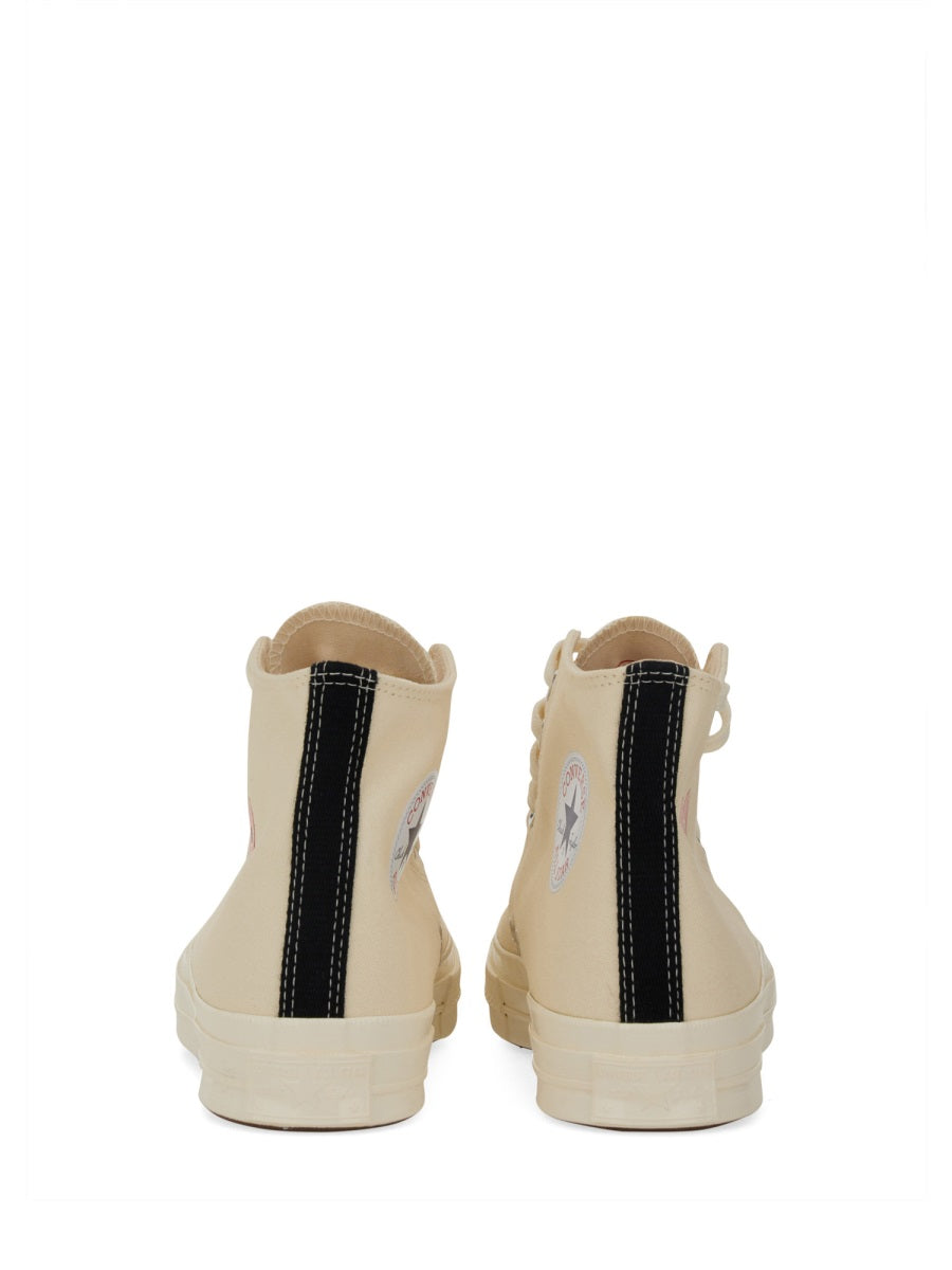 Comme Des Garçon Play x Converse Sneakers - Bianco | Wanan Luxury