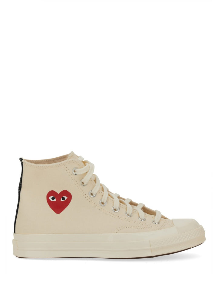 Comme Des Garçon Play x Converse Sneakers - Bianco | Wanan Luxury