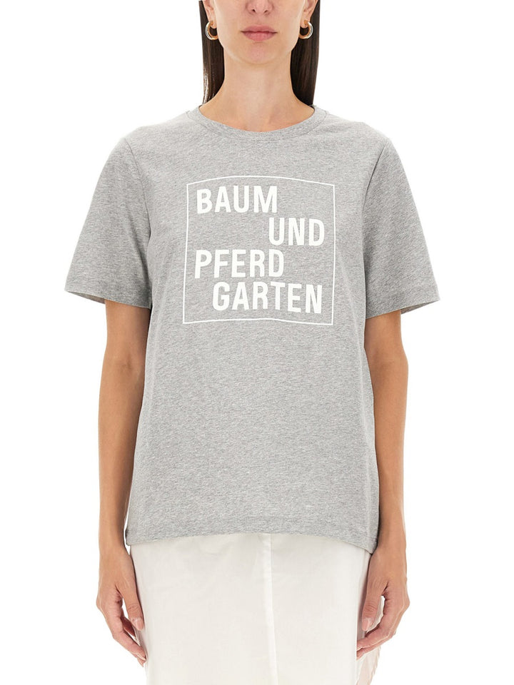 Baum Und Pferdgarten T shirt - Grigio | Wanan Luxury