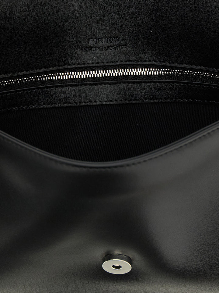 Pinko Love Slouchy Classic Borse a Spalla e Tracolla - Nero | 81d6e02fb87cc7737f60f8585610d4e4d1500722
