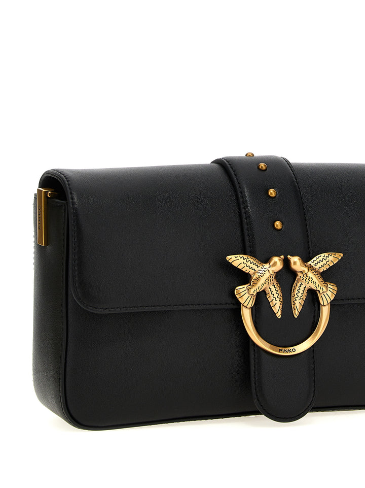 Pinko Love Slouchy Classic Borse a Spalla e Tracolla - Nero | 5f7715eb17ba601205a8c03933fddcc387ebce07