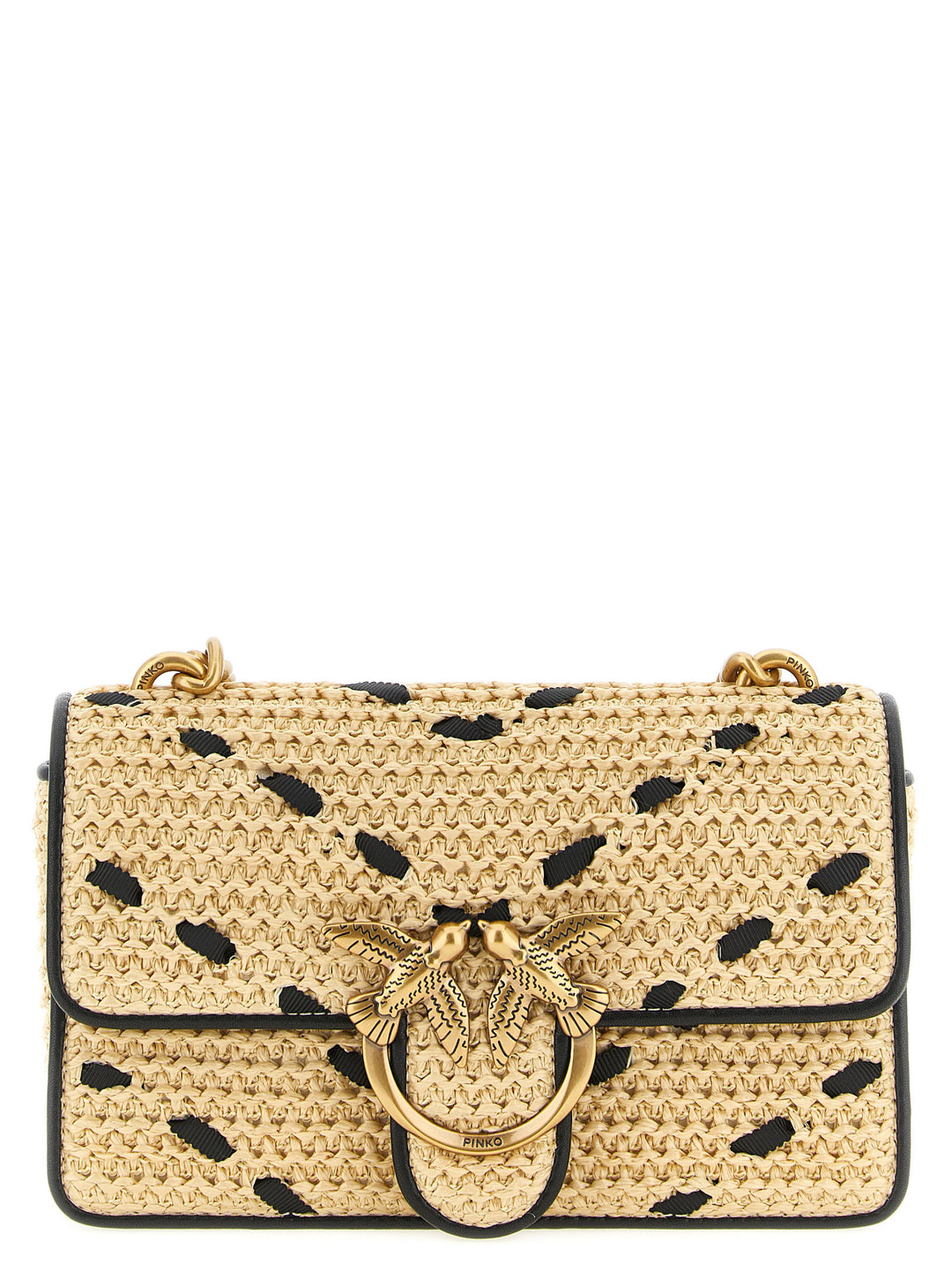Pinko Mini Love One Light Borse a Tracolla - Beige | 8e1661190b7c1051571689d495981629faee5ae1